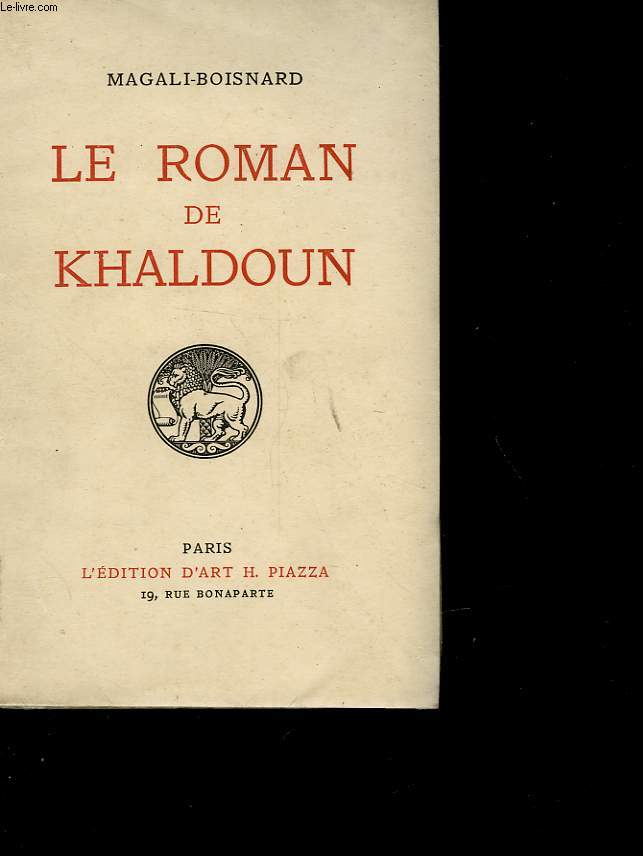 LE ROMAN DE KHALDOUN