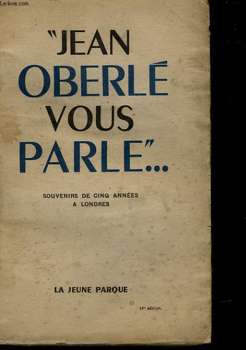 JEAN OBERLE VOUS PARLE