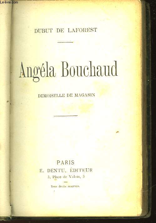 ANGELA BOUCHAUD - DEMOISELLE DE MAGASIN