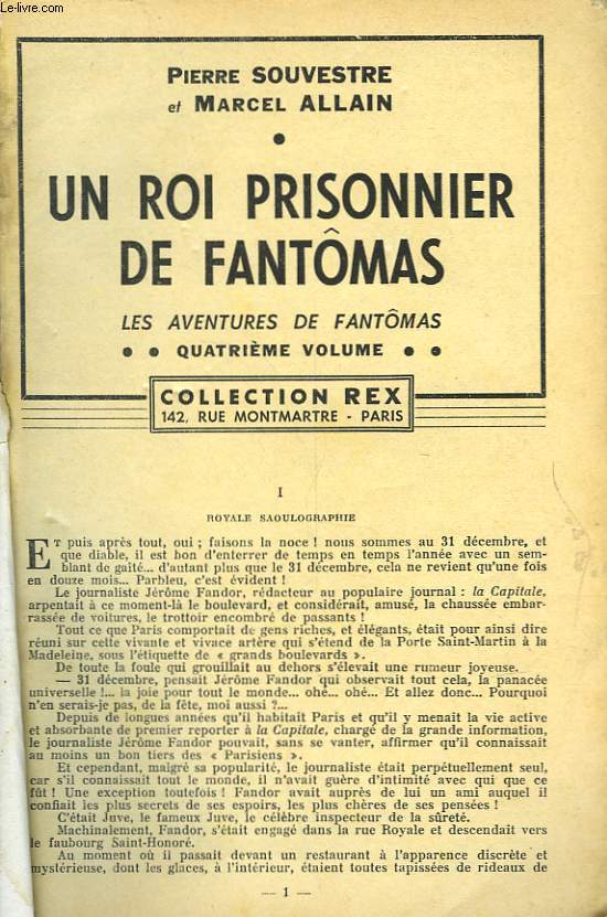 FANTOMAS - UN ROI PRISONNIER DE FANTOMAS N9