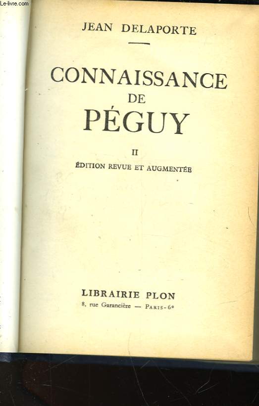 CONNAISSANCE DE PEGUY - II