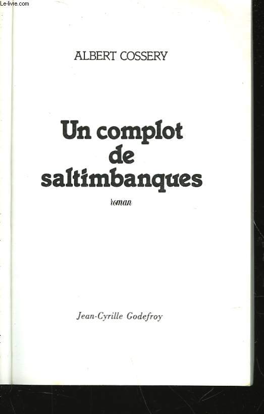 UN COMPLOT DE SALTIMBANQUES