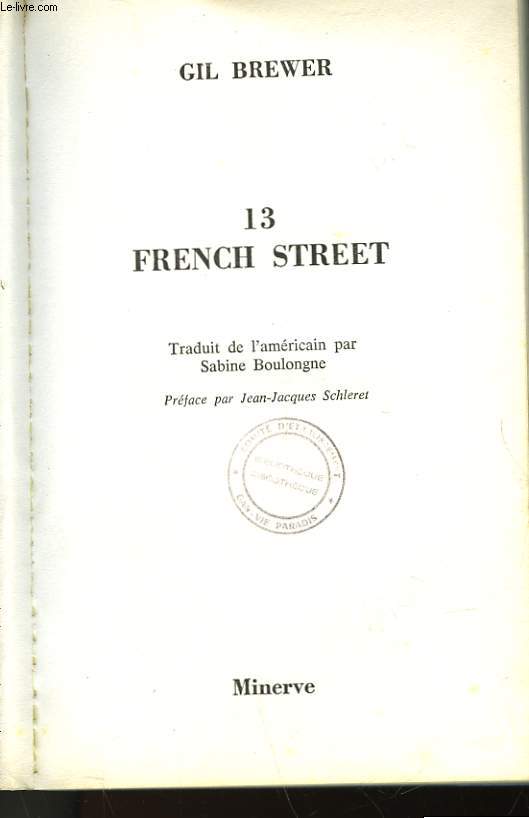 13 FRENCH STREET