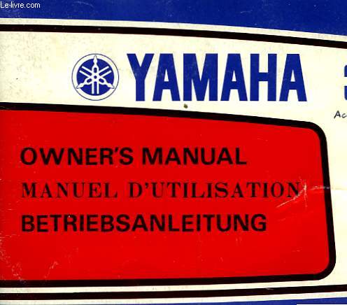 YAMAHA 3.5 - MANUEL D'UTILISATION