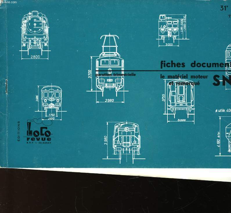 FICHES DOCUMENTAIRES LE MATERIEL MOTEUR ET REMORQUE - SNCF - 31  SERIE C