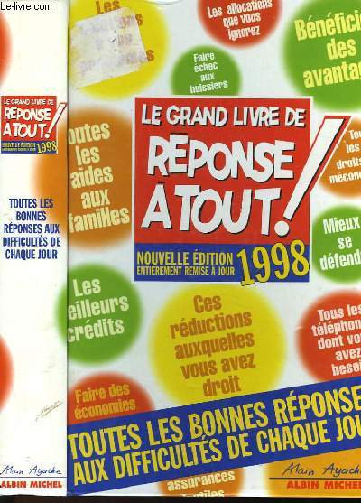 LE GRAND LIVRE DE REPONSE A TOUT!