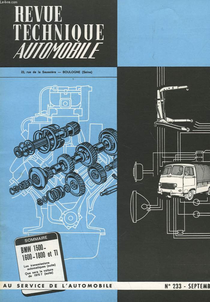 REVUE TECHNIQUE AUTOMOBILE - N233