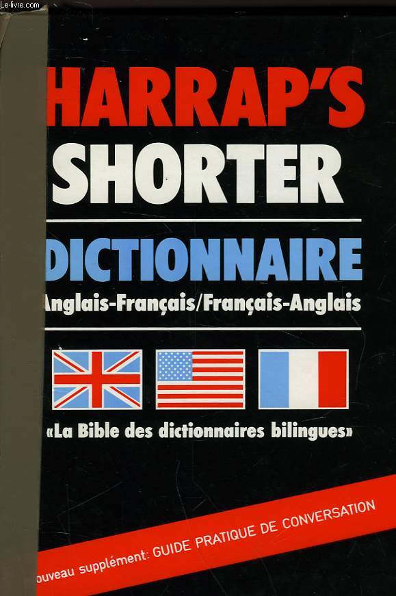 HARRAP'S - SHORTER FRENCH AND ENGLISH DICTIONARY