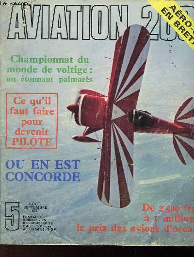 AVIATION 2000 - AOUT SEPTEMBRE 1972