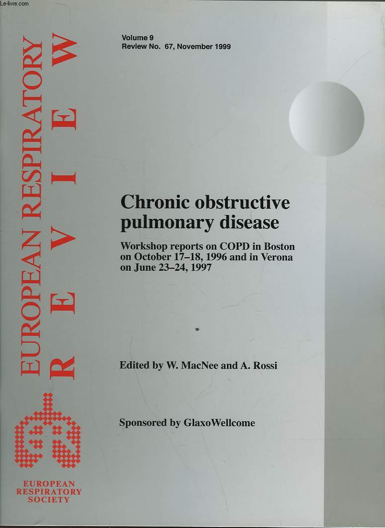 EUROPEAN RESPIRATORY REVIEW - VOLUME 9 - N67 - CHRONIC OBSTRUCTIVE PULMONARY DISEASE