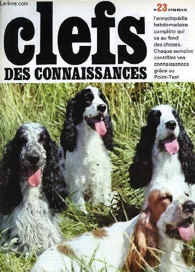 CLEFS DES CONNAISSANCES - N23