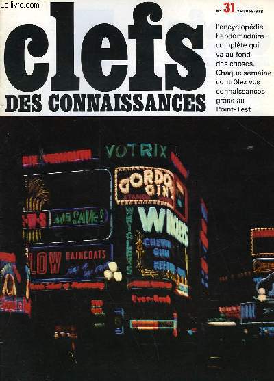 CLEFS DES CONNAISSANCES - N31