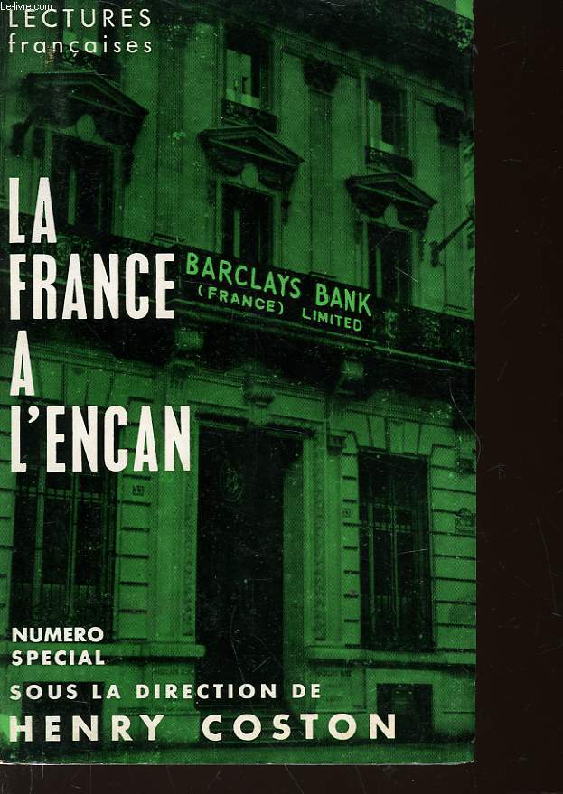 LA FRANCE A L'ENCAN