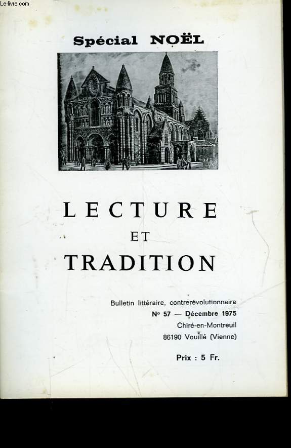 LECTURE ET TRADITION - N57