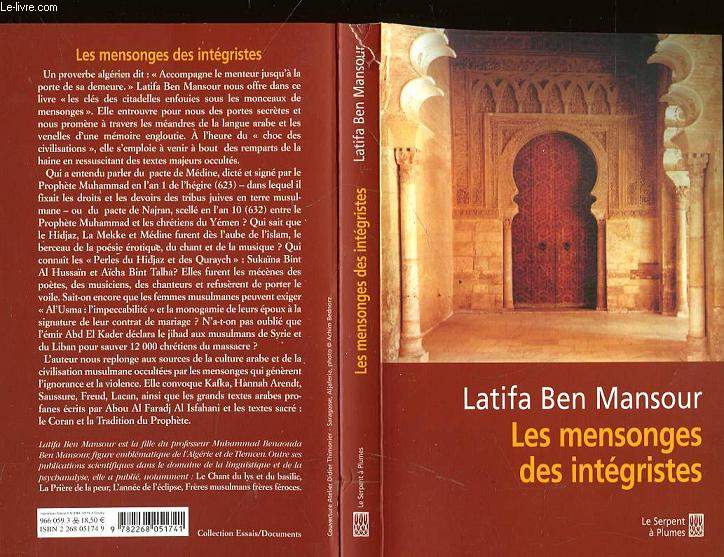 LES MENSONGES DES INTEGRISTES