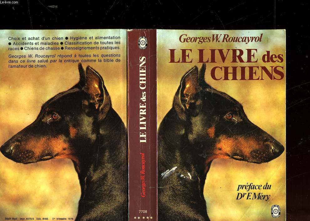 LE LIVRE DES CHIENS - N7708