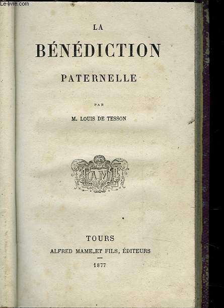 LA BENEDICTION PATERNELLE