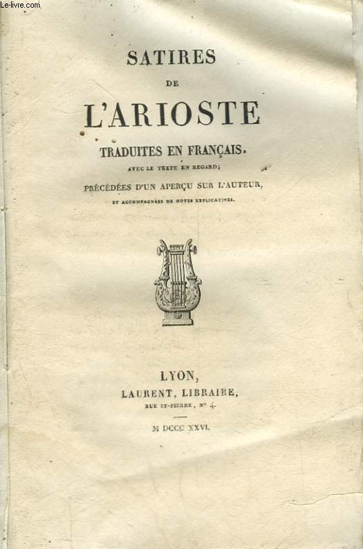 SATIRES DE L'ARIOSTE