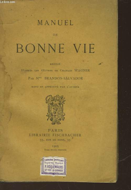 MANUEL DE BONNE VIE