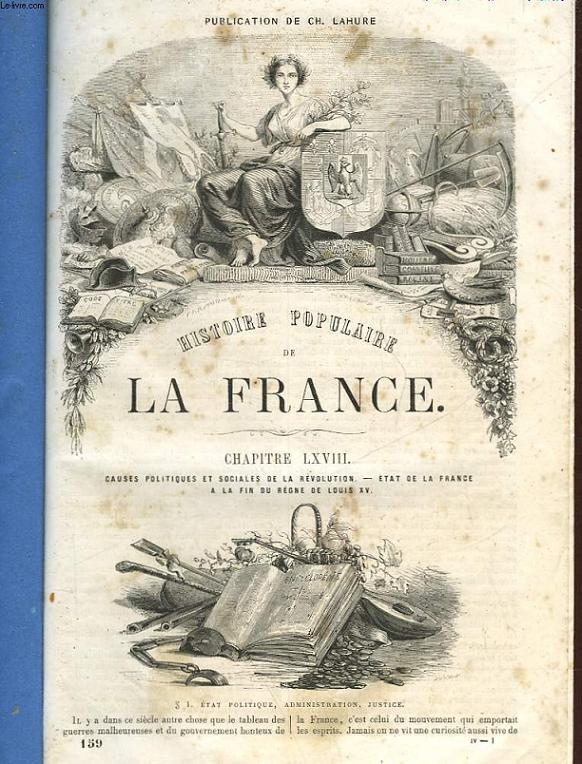 HISTOIRE POPULAIRE DE LA FRANCE - TOME 4