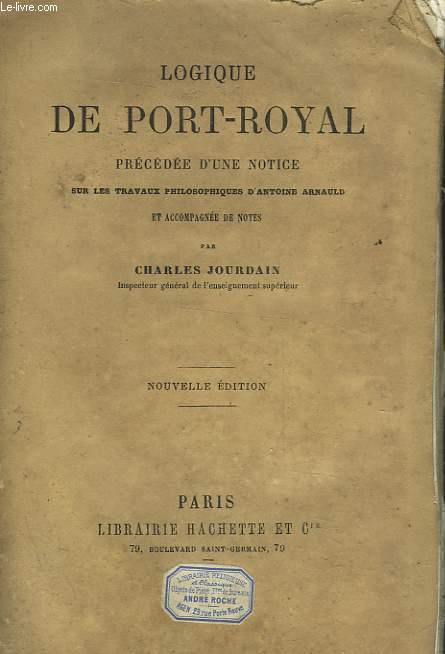 LOGIQUE DE PORT-ROYAL
