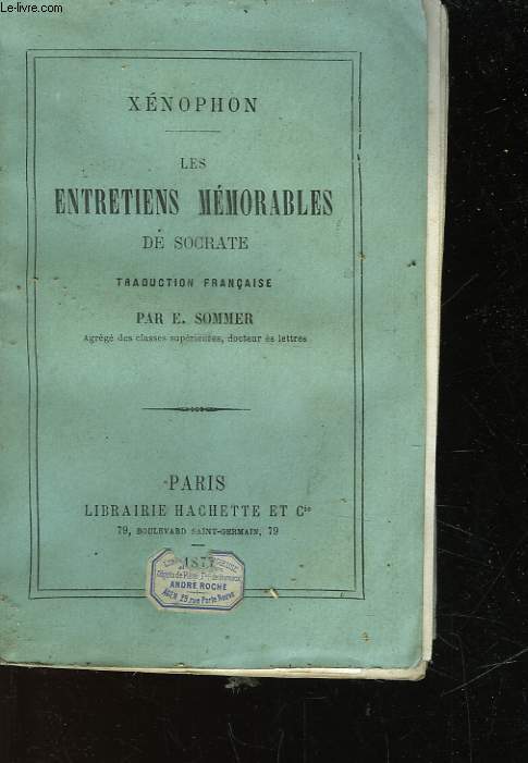 LES ENTRETIENS MEMORABLES DE SOCRATE