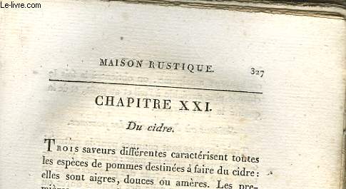 MAISON RUSTIQUE - CHAPITRE 21 - DU CIDRE - A SUIVRE