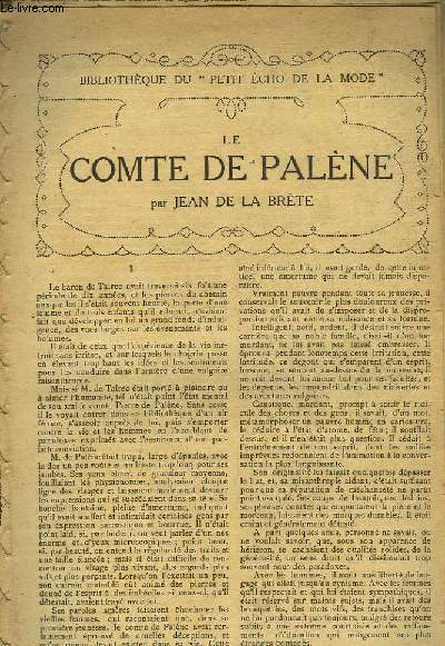 LE COMTE DE PALENE