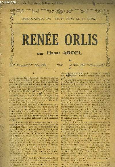 RENEE ORLIS