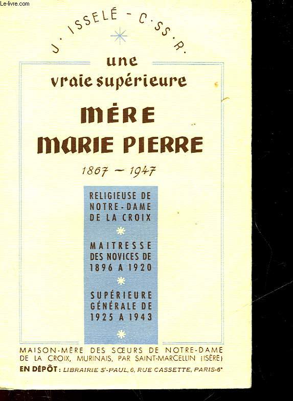 MERE MARIE PIERRE 1867-1947
