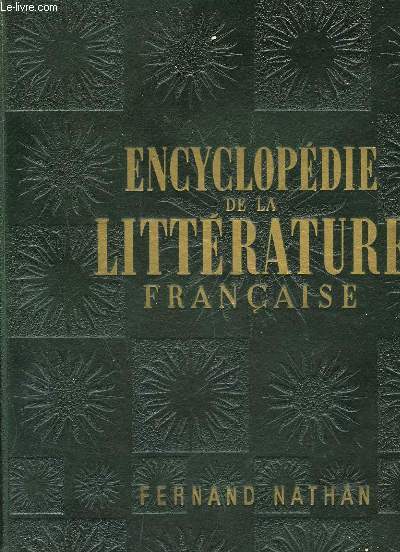 ENCYCLPEDIE DE LA LITTERATURE FRANCAISE