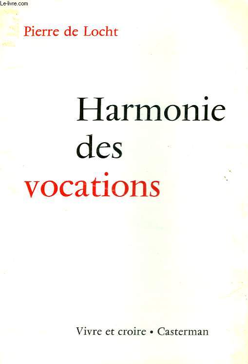 HARMONIE DES VOCATIONS