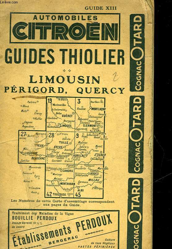 GUIDES THIOLIER - LIMOUSIN PERIGORD QUERCY - 12 ANNEE
