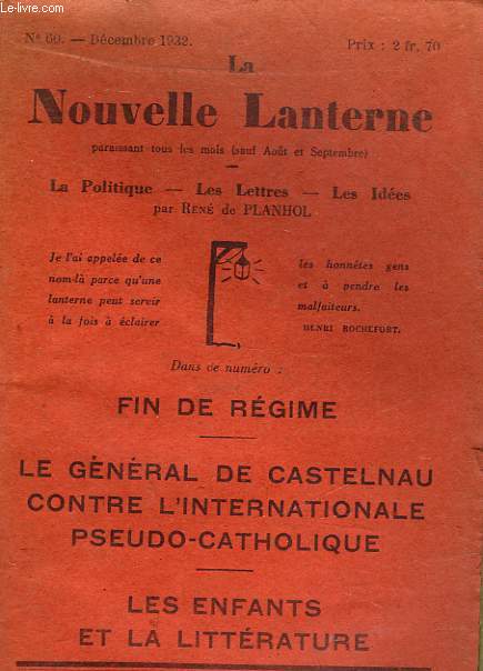 LA NOUVELLE LANTERNE- N60