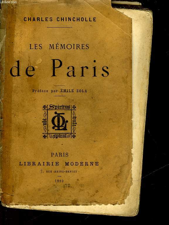 LES MEMOIRES DE PARIS