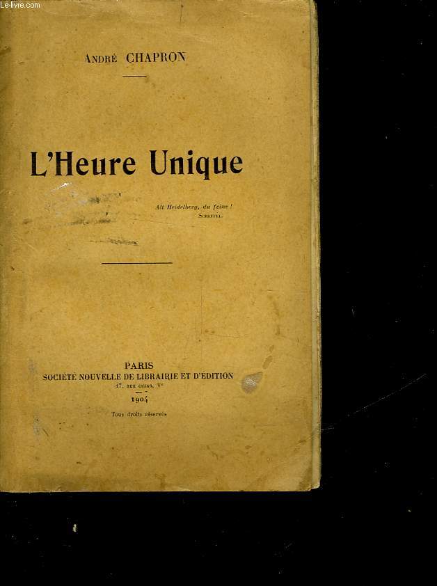 L'HEURE UNIQUE