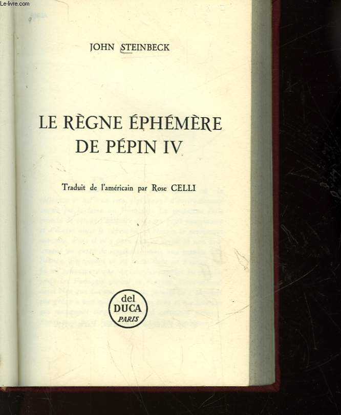 LE REGNE EPHEMERE DE PEPIN IV