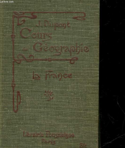 LA FRANCE - CLASSE DE PREMIERE