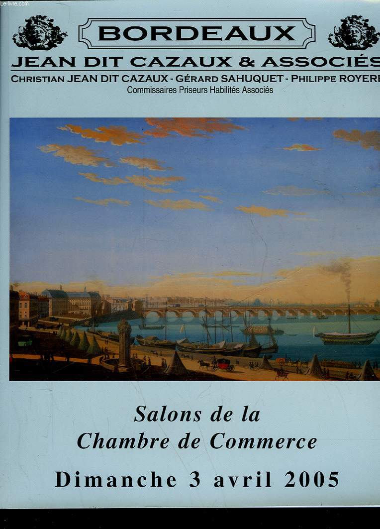 SALONS DE LA CHAMBRE DE COMMERCE - BORDEAUX - JEAN DIT CAZAUX ET ASSOCIES