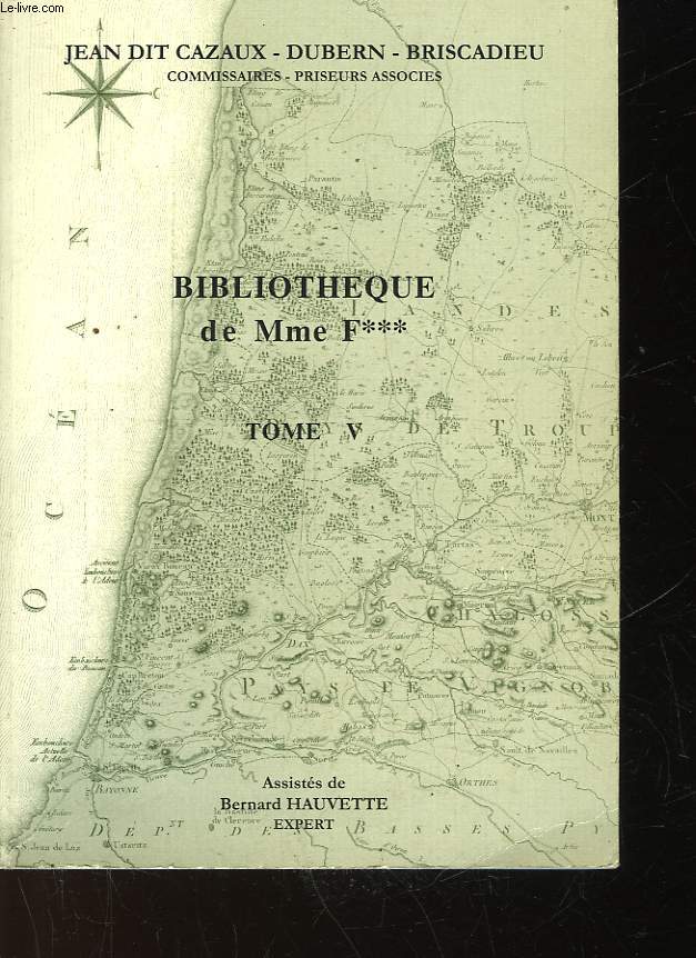 BIBLIOTHEQUE DE MME F*** - TOME V