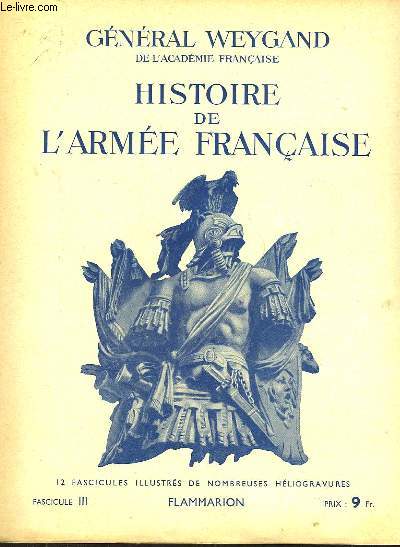 HISTOIRE DE L'ARMEE FRANCAISE - FASCICULE N3
