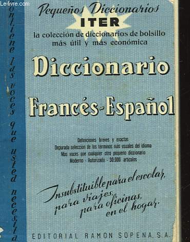 DICCIONARIOS ITER - PEQUENO DICCIONARIO FRANCES-ESPAOL