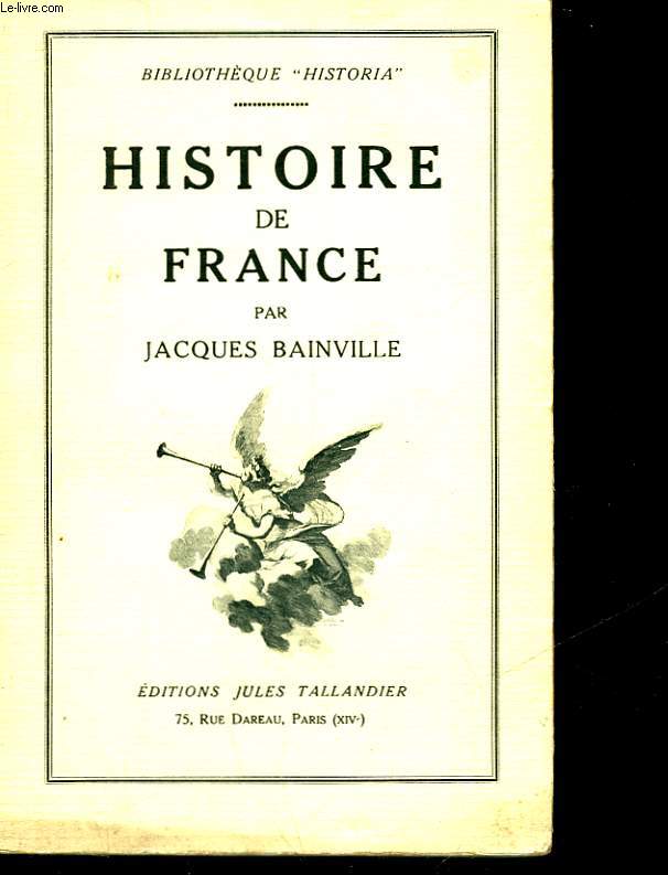 HISTOIRE DE FRANCE - TOME PREMIER