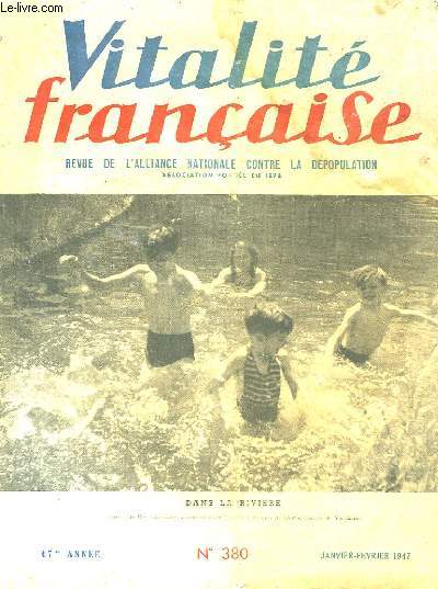 VITALITE FRANCAISE - 467 ANNEE - N380