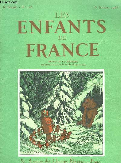 LES ENFANTS DE FRANCE - 6 ANNEE - N118