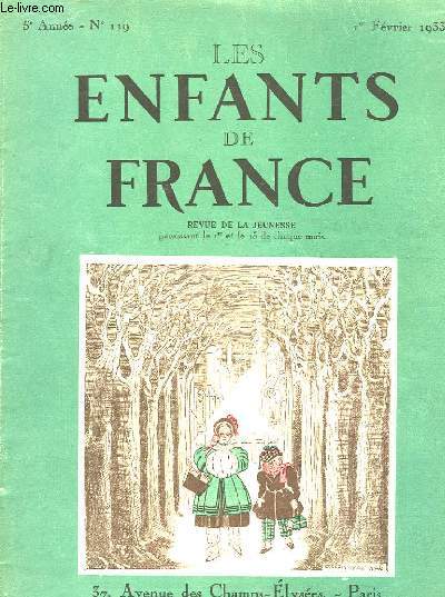 LES ENFANTS DE FRANCE - 5 ANNEE - N119