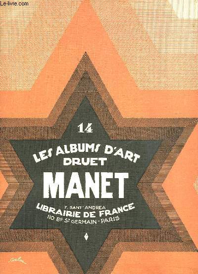 14 - LES ALBUMS D'ART DRUET MANET