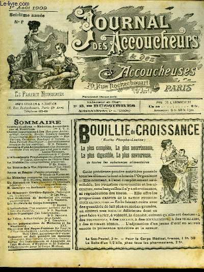 JOURNAL DES ACCOUCHEURS ET DES ACCOUCHEUSES - 16 ANNEE N2