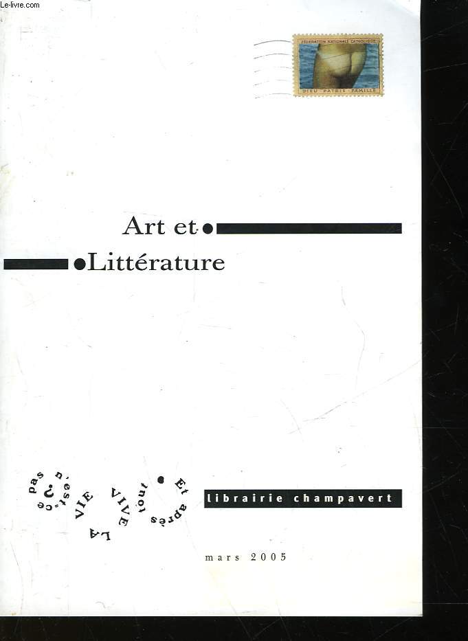 ART ET LITTERATURE