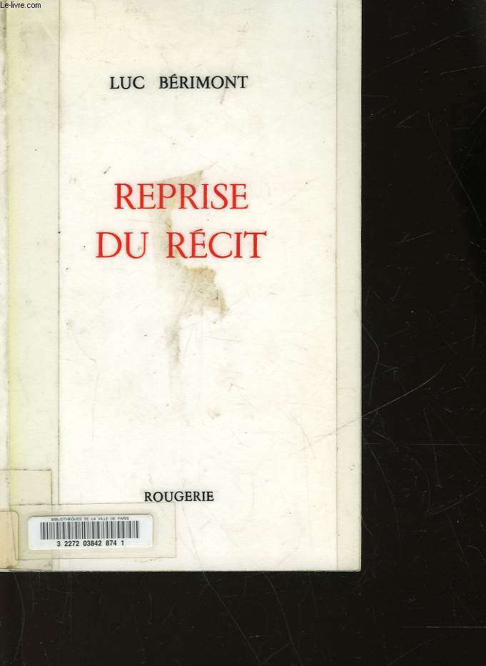 REPRISE DU RECIT